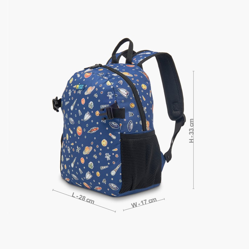 Must Backpack-Space-1 Cmprt-16L-Age 1-4 (Polyester) Blue \ 28X17X33 - Image 2